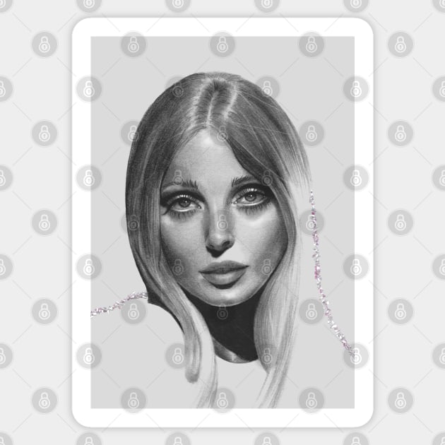 Sharon Tate Sticker by thelamehuman